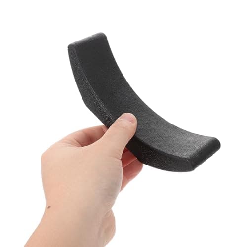 AKOOSY 4pcs Dumbbell Weight Stand Rack Rubber Shockproof Pads for Home Gym and Travel Fitness Setups, Portable Noise Reduction Dumbbell Storage Holder in Black — view 4