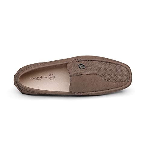 Bruno Marc Men's Driving Loafers Slip-on Shoes,Size 8.5,Brown,3251314 — view 5