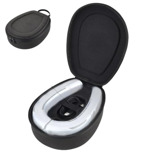 Hamosky Neck Fan Carrying Case Hard EVA Waterproof Storage Bag, Black
