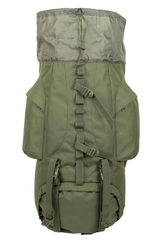 Mountain Warehouse Tor 65L Spacious Rucksack - Ladderlock Back Travel Backpack Khaki — view 5