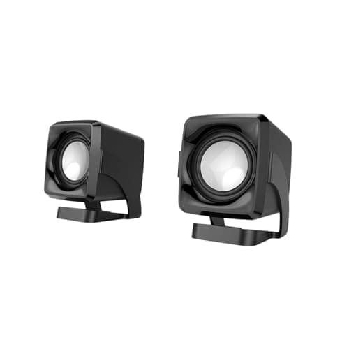 2Pcs USB Mini Portable Computer Speakers for Laptop Desktop Pc Home Office