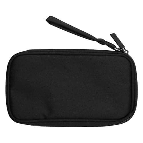 Portable Electronic Organizer - Jagowa Bag: Power Bank, Cable, Hard Drive Case, Travel Pouch with Zipper - Compact & Stylish - Black