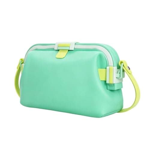 Waterproof Silicone Bag Multipurpose Swimming Equipment Pouches Foldable Swim Tote Bags with Adjustable Shoulder Strap for Wet Clothes Beach Gym Travel Outdoor Picnic Camping — view 3