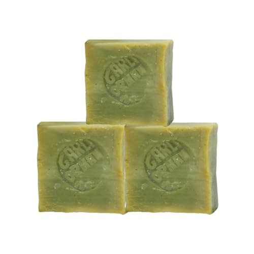 Turkish Bar 3 Pcs Pure Olive Oil Soap 100% Natural, Handmade, Cruelty-Free, Vegan, Moisturizing, Suitable for Skin and Hair, Gentle on Sensitive Skin, Eco-Friendly — view 2