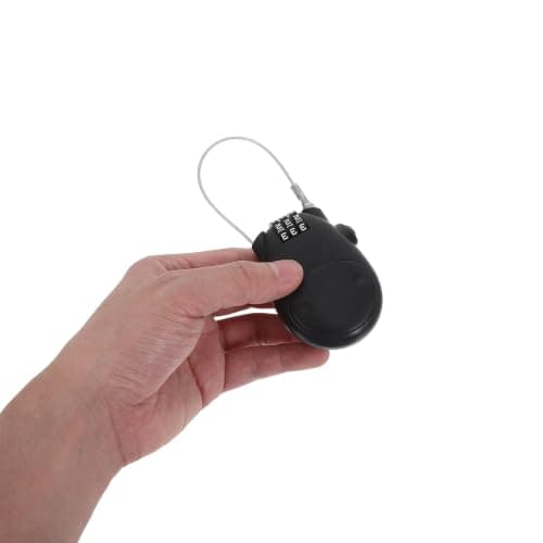 Steel Cable Retractable Lock 2pcs Combination for Luggage and Backpack — view 4