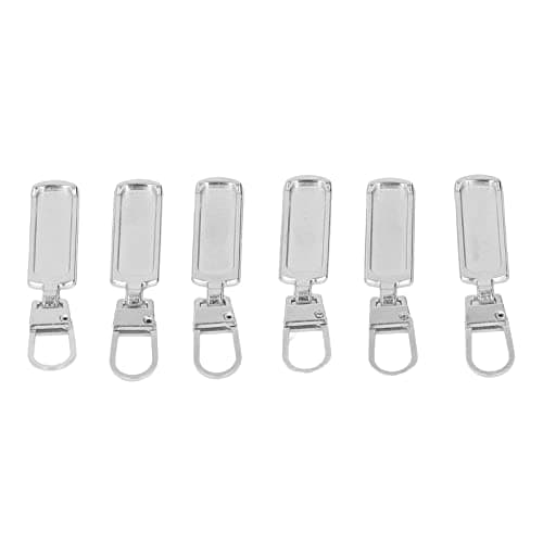 Multi-Purpose Zipper Replacement Kit, 6-Pack Colored Silver Zippers for Clothing Repair, Luggage Fix, Backpacks and Bags for Travelers, Outdoor Enthusiasts, Daily Use — view 6