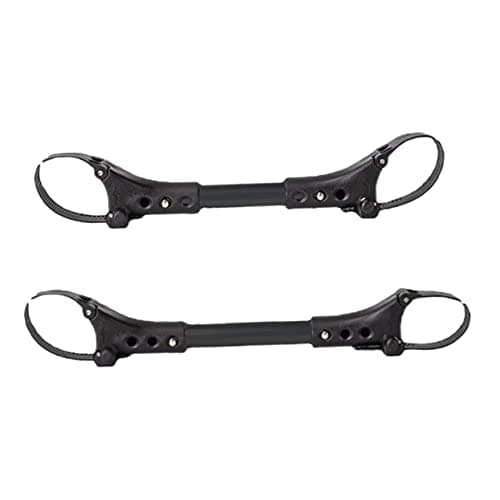 RORPOIR Universal Twin Baby Stroller Connector Adjustable Pushchair Connectors for Double Prams Lightweight Durable Outdoor Stroller Adapters Easy Installation Black