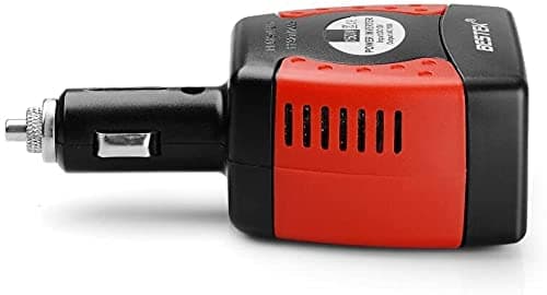 BESTEK 150W Power Inverter Car Laptop Charger DC 12V to AC 230V 240V Converter Adapter with 3-Pin Plug and Dual USB Ports — view 3