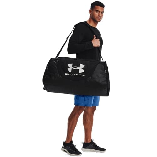 Under Armour Unisex UA Undeniable 5.0 Duffle, Water Repellent Gym Duffle Bag with Multiple Organisation Pockets, Holdall for the Gym, Travel, Outdoor Sports, and More, OSFM — view 3