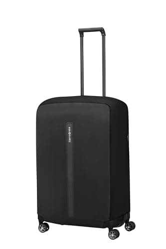 Samsonite TA Revolution - Foldable protective cover for size L suitcases, suitcase cover suitable for 75–79 cm, suitcase protection, with reflective detail, Black — view 5