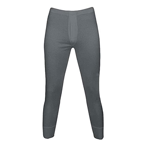 Mens Thermal Underwear Set Long Sleeve Top Long Johns Set Winter Thermals Baselayers Skiing Running Outdoor Work Thermal Joggers Charcoal S — view 3
