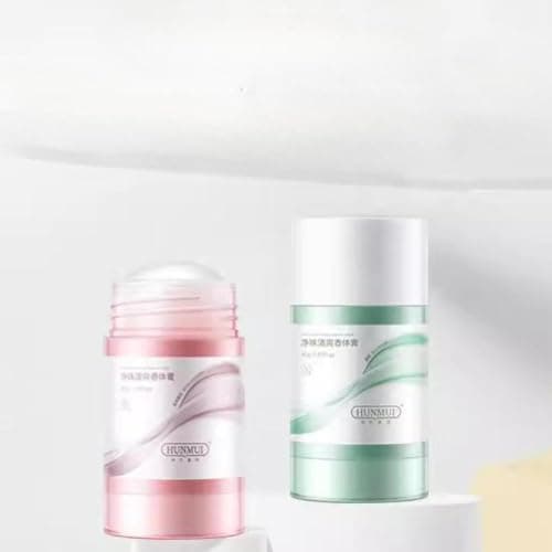 harayaa Solid Solid Fragrance Deodorant Last Fragrance 40G Easy to Absorb Non Irritating Travel Perfume Balm Pocket, green — view 3