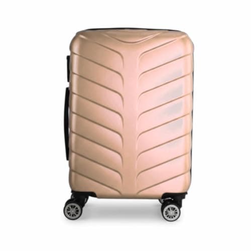 53X38X22CM Cabin Suitcase, Beige — view 4