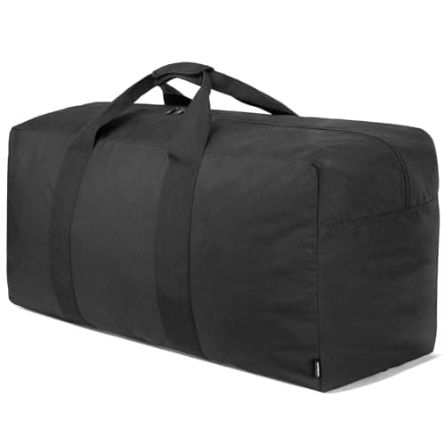 Vorspack 100L Extra Large Foldable Duffle Bag for Travel, Camping, Black