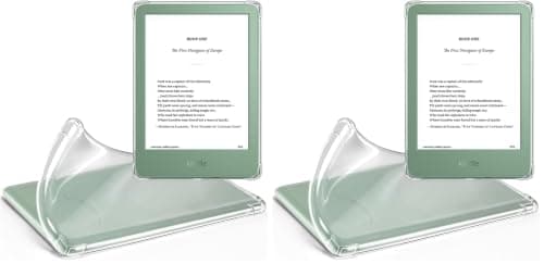 Zcooooool Kindle Case for 6 inch Amazon New Kindle 2024/2022 - Reinforced Corners, Air Bumper Cushion - Crystal Clear Soft TPU - Daily Use, Travel, Protection (Pack of 2)