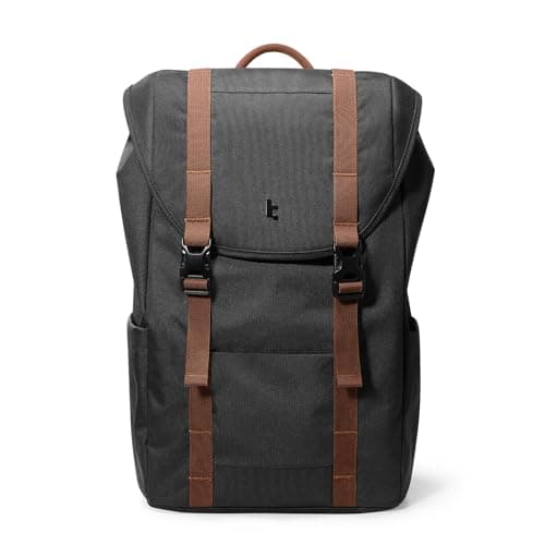tomtoc Flap Laptop Backpack, Lightweight Water-Resistant Casual Daypack 22L