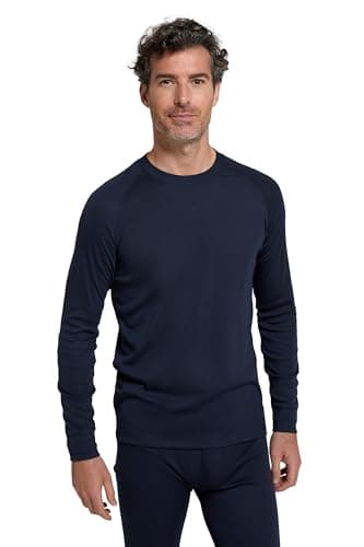 Mountain Warehouse Talus Mens Isotherm Base Layer Top Navy (Ro M