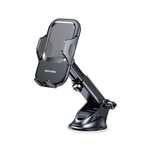 Car Phone Holder, Adjustable Car Phone Mount 360° Rotation Dashboard-