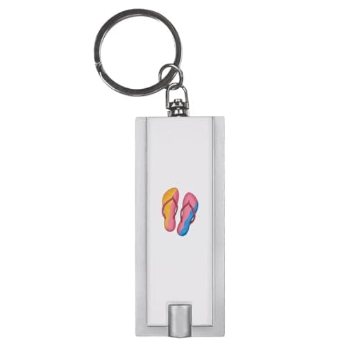Azeeda 'Summer Sandals' LED Keyring Torch (KT00044234)