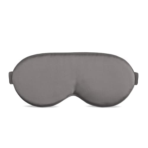 SnoozZy Soft Satin Sleep Mask, Charcoal, Lightweight, Twinpack - Travel, Flight, Sleep, Relax — view 2