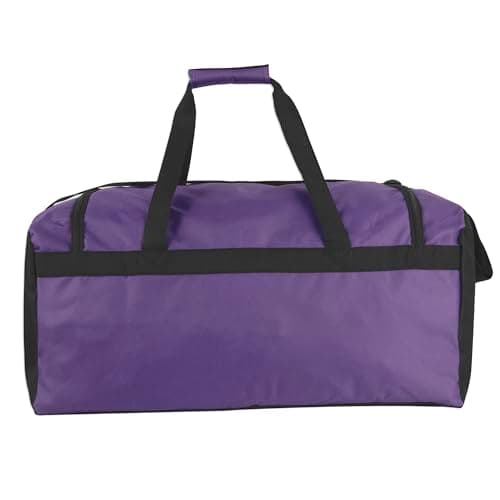 40 Litre, 22 Inch Duffle Bag for Women Men Travel; Large Duffel Bag with Shoulder Strap, Sections (Purple) — view 5