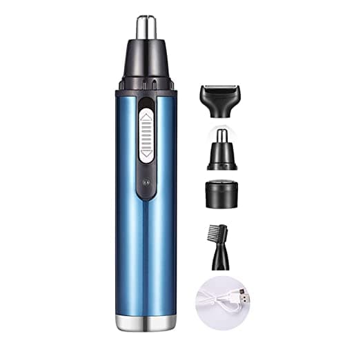 Generic Nose Hair Trimmer, USB Water Cleanable Mini Electric Nasal Hair Trimmer Sky Blue for Travel Business Men, Nasal with USB Charging, Ideal for Portable Grooming — view 6