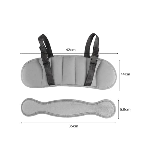 Kids Car Seat Travel Head Support Adjustable Head Strap Toddler Headrest Support Band Car Safety Sleeping Head Rest Pillow Child Car Seat Straps Cover Soft Neck Relief Pillow for Travel Journey Plane — view 5