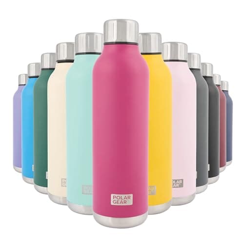 Polar Gear 500ml Metal Water Bottle - Insulated Water Bottles Leakproof