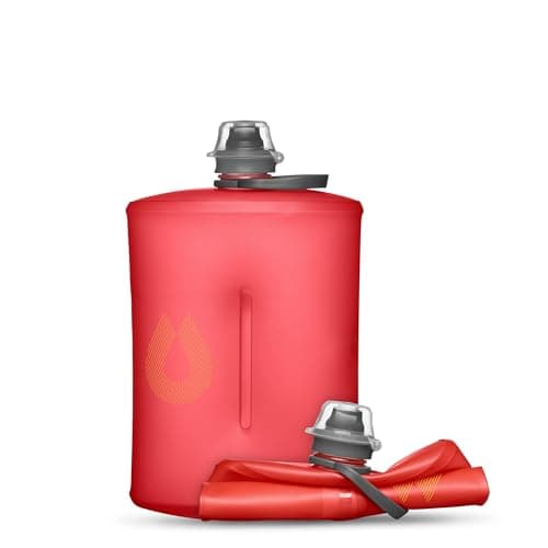 HydraPak Stow Unisex-Adult Bottle, Red, 32 Oz (1 Liter)