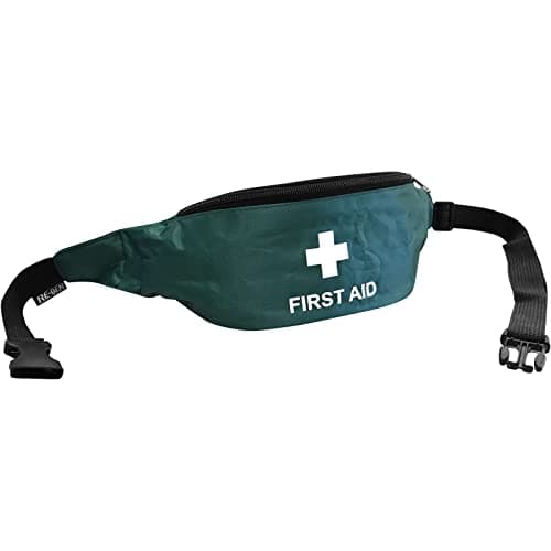 RE-GEN Empty Refillable First Aid Home Office School Work Sports Travel Outdoor Bum Bag Waist Pack Pouch Green — view 3