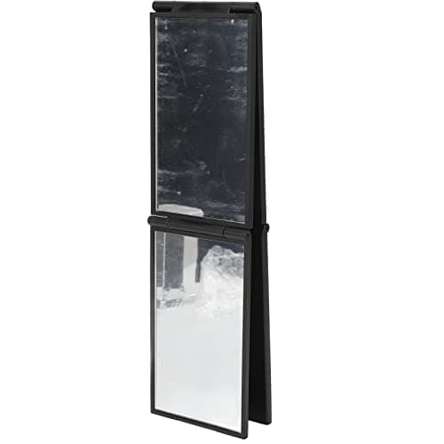 Portable Folding Mirror, Exquisite 360 ​​Degree 4 Way Hair Cutting Desktop Mirror for Travel — view 3