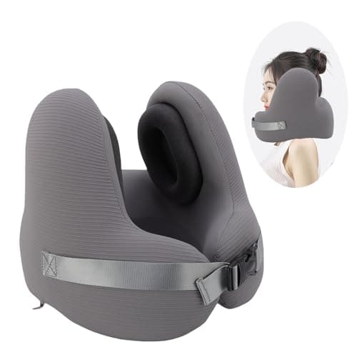 KIMISS Travel Neck Pillow with Noise Canceling Earmuffs U Shaped Neck — view 2