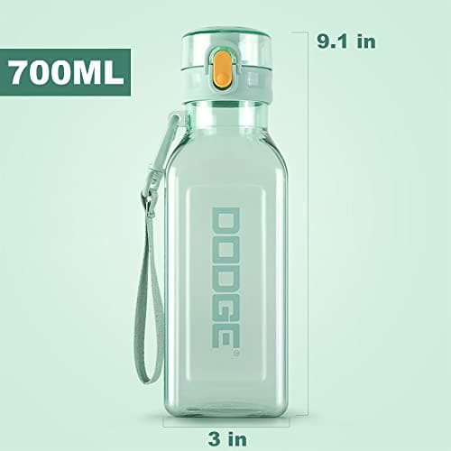 Sports Water Bottle 700ml, Leakproof and BPA Free Drinks Bottle, Gym Water Bottle, Waterbottle for Travel Picnic Camping Hiking (Green) — view 6