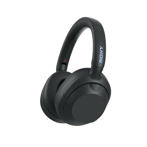 Sony ULT WEAR - Wireless Noise Cancelling Headphones, ULT POWER SOUND, Ultimate Deep Bass, Same Processor as WH-1000XM5, Clear Calls, 30hr Battery, IOS & Android - Black