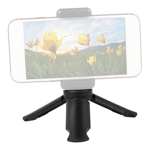 8 Pack Foldable Phone Tripod with 1/4 Inch Screw Abs Holder — view 3