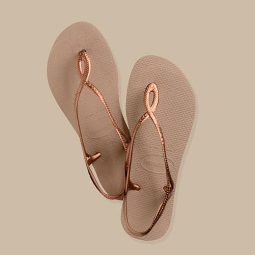 Havaianas Luna Women's Toe Separator, Rose Gold, 5 UK — view 5