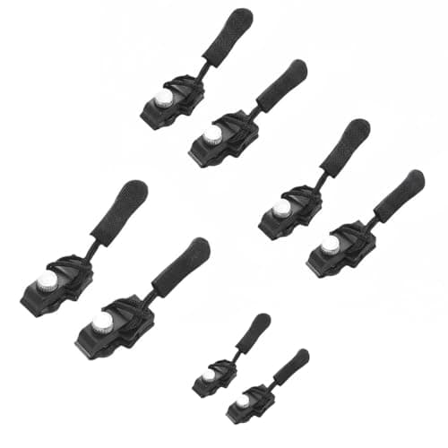 8 Pcs Zipper Repair Kit, Universal Zip Fixer Replacement Sliders