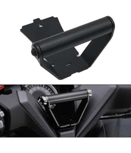Generisch 1 Set Motorcycle GPS Mount Navigation Mount Navigator Mount Holder Fade Not Easy to Rust Black — view 3
