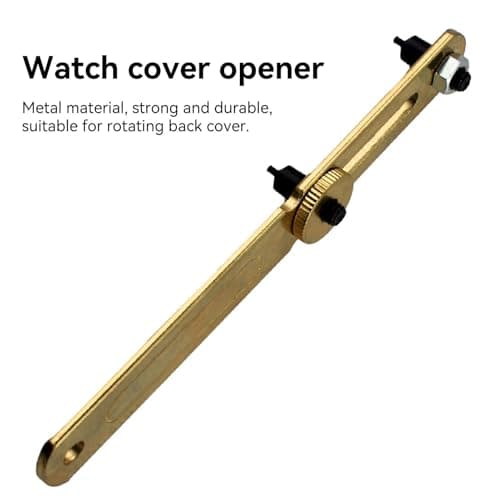 Watch Back Opener - PP Metal 40-50Mm | Watch Back Remover Tool with Adjustable Grip Durable Construction Battery Replacement Repair Kit | Watčh Case Opener for Screw Baćk Timepiece Maintenance — view 4