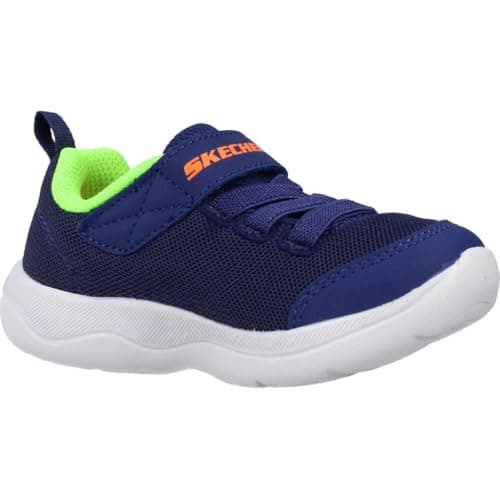 Skechers Boys' Mini Wanderer Trainer, Navy, 8 UK Toddler — view 6