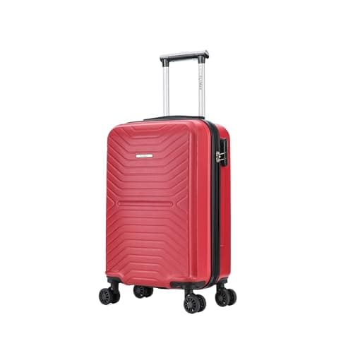 55x35x20 Cabin Suitcase Carry on Suitcase Hard Shell Hand Luggage Cabin Bag Case Approved For Ryanair EasyJet 2 Small Fits 8kg 10kg 35 Litre Capacity + 3 Digit Lock + Telescopic Handle Cabin Luggage