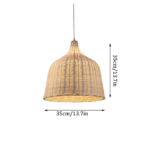 SXSHEYS Open Bamboo, E27 Single Head Lamp, Handmade Lampshade, Tea Room, Balcony, Living Decorative Lighting — view 6