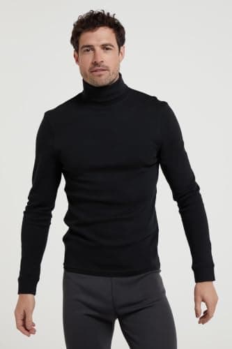 Mountain Warehouse Meribel Mens Thermal Baselayer Top Black XL — view 2