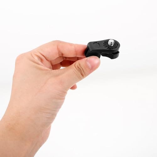 Zerodeko 10pcs Action Camera Tripod Mount Adapter with Abs Material, Versatile Compatibility for Action Cameras and Smartphones, Simple Installation with Long Screw and Quarter-inch Thread — view 3