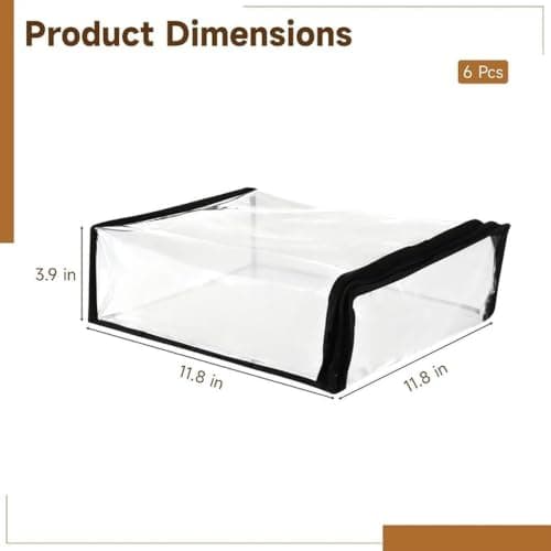 CYDZSRA Clear Organizer Bags Moth Proof Sweater Bags Waterproof Packing — view 3