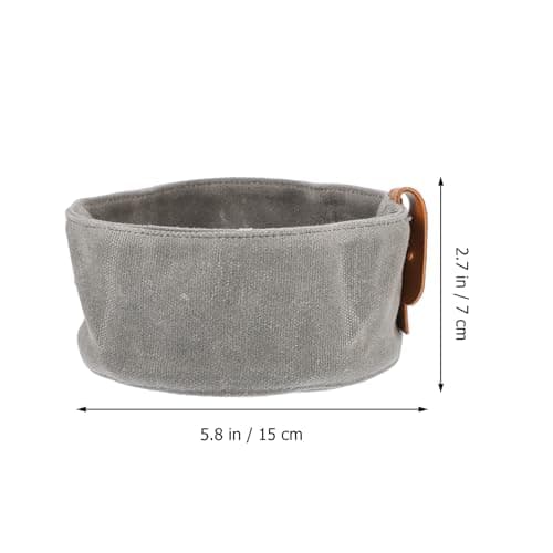Foldable Dog Travel Bowl for Feeding and Drinking Canvas — view 2
