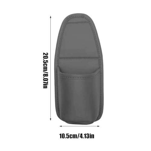 Car Door Cup Holder, PU Leather Wide-mouth Organizer for Drinks & Phone — view 2