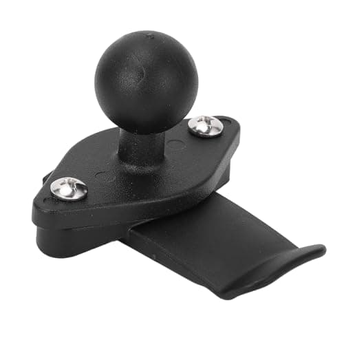Schimer GPS Clip Holder with Ball, Durable Anti-Shake Mount for Handheld GPS, Perfect for Motorcycles and ATVs, Made of Nylon and Aluminium