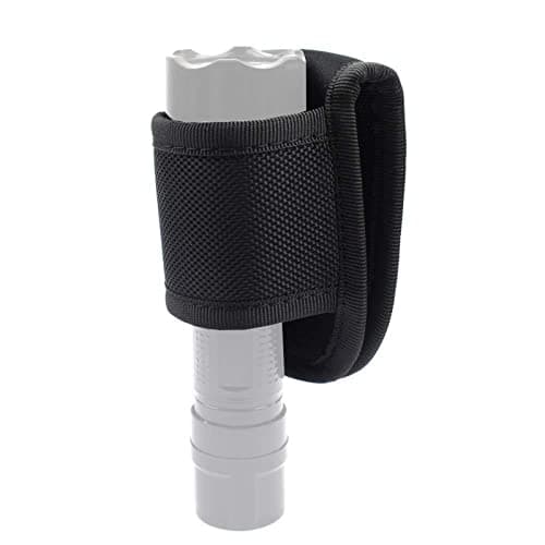 Vdaxvme Open Top D Cell Compact Light Holder PU Leather Duty Belt Nylon Weave Flashlight Duty Belt Accessories — view 4