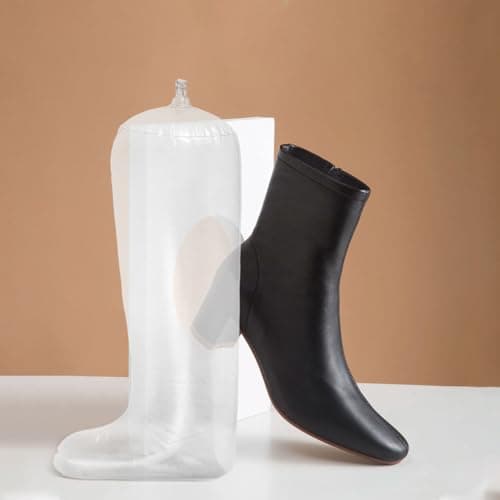 Artibetter Inflatable Plastic Boot Shapers with Efficient Space Organisation and Crease Prevention for Tall Boots 2 Pairs Suitable for Wardrobe and Suitcase Storage — view 5